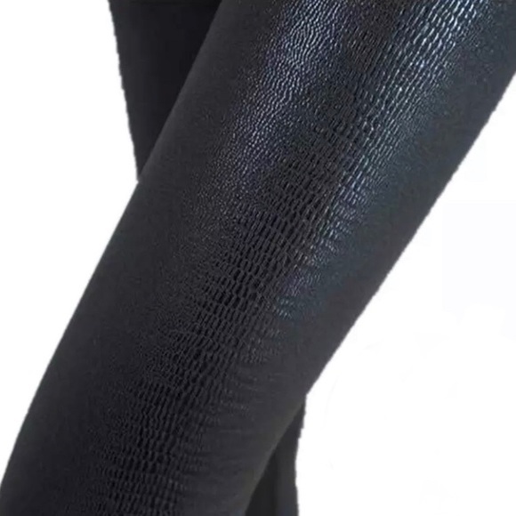 SNAKESKIN LEGGINGS-FAUX LEATHER LOOK ALIKE ✨NEW BLACK-BOUTIQUE‎ - Picture 5 of 11